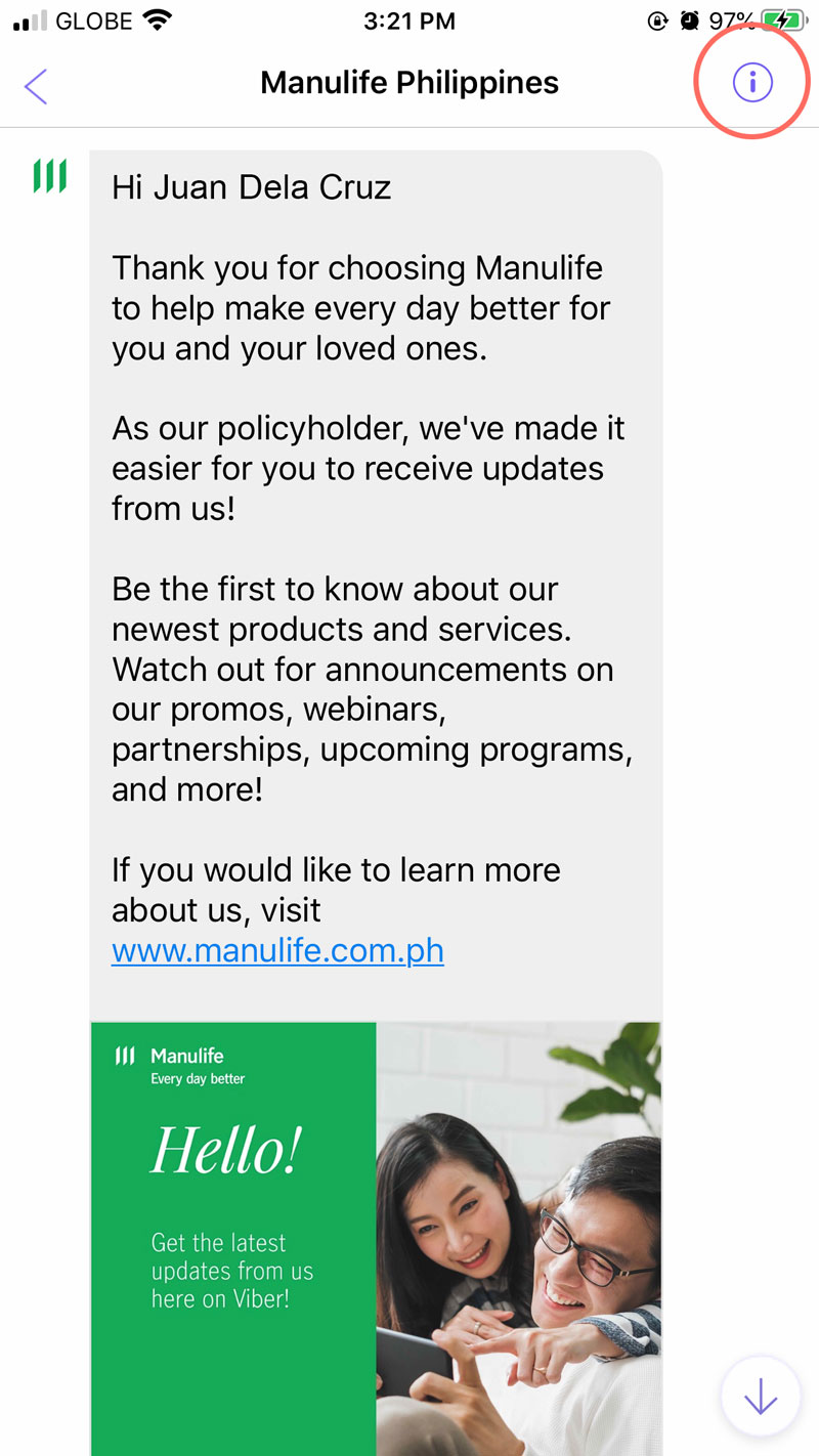 Manulife Philippines Viber FAQ - 4