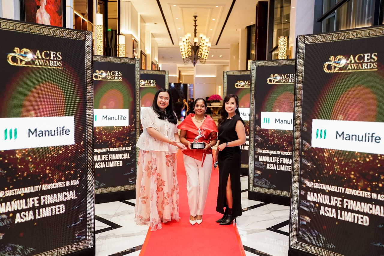 Manulife Financial Asia Limited Wins ACES Award 2025 for Top Sustainability Advocates in Asia