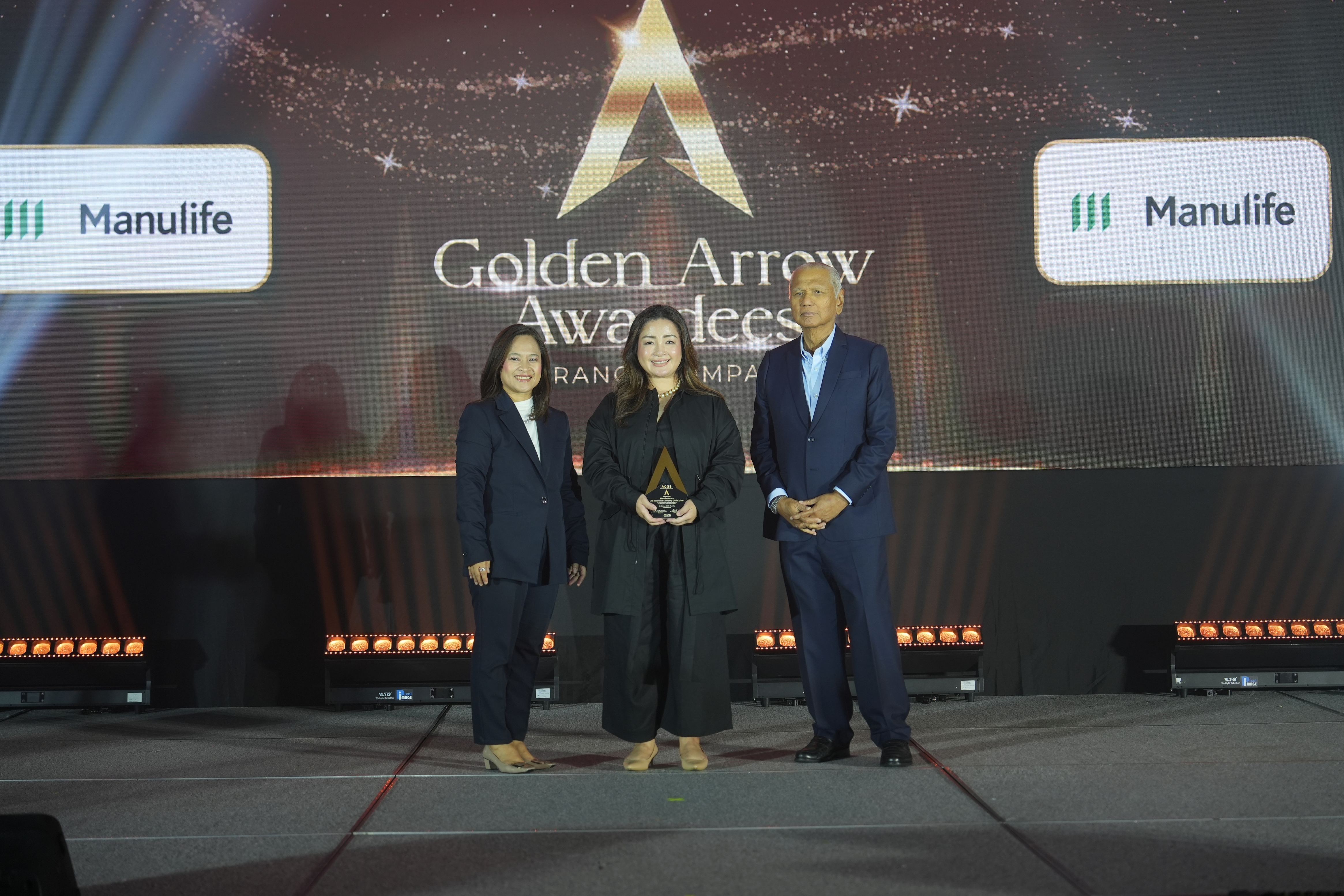 Manulife Philippines and MCBL win at the Golden Arrow Awards 